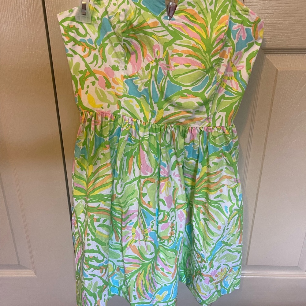 Tropical Print Kids Dress